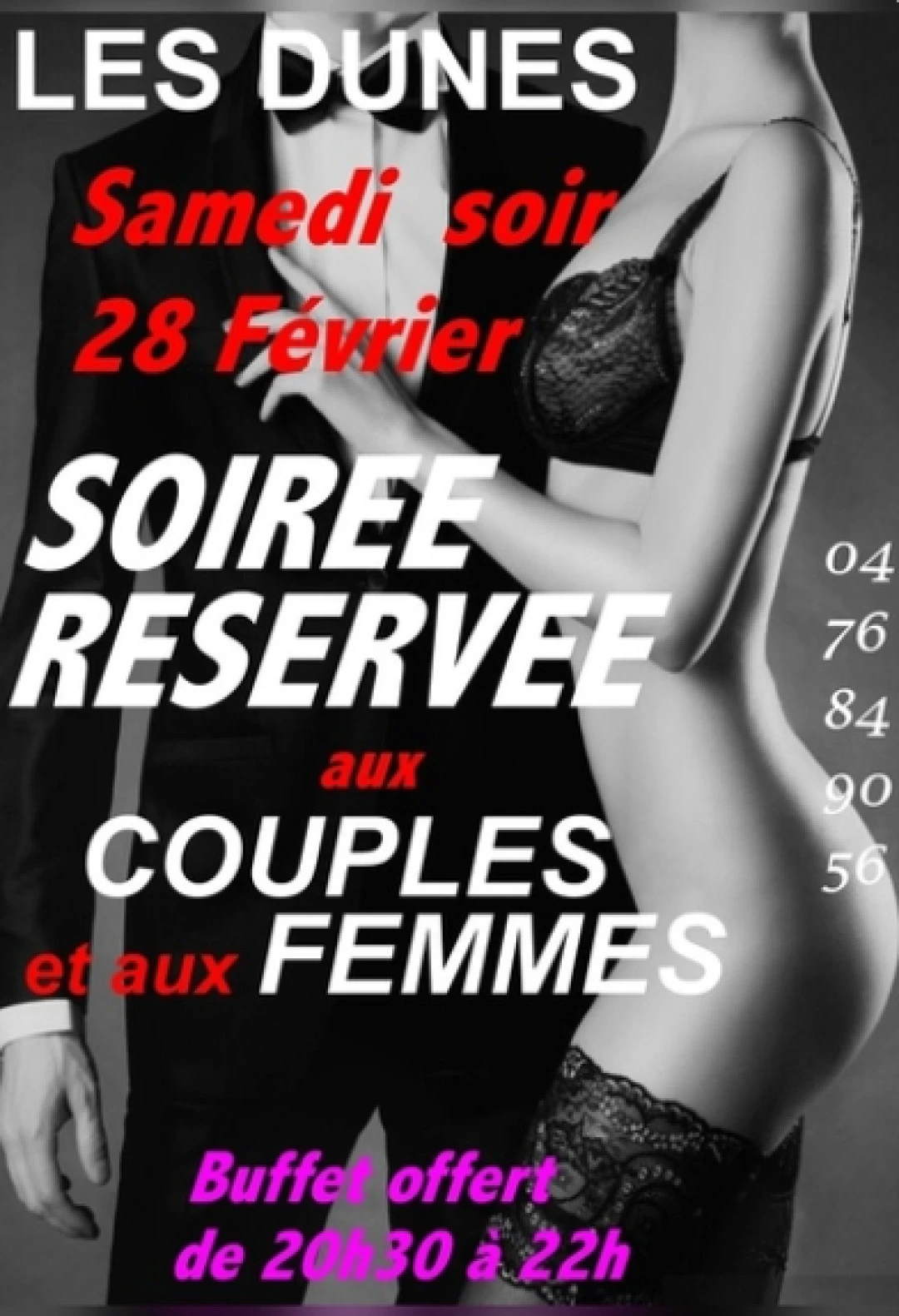 Couples & Femmes à Les Dunes